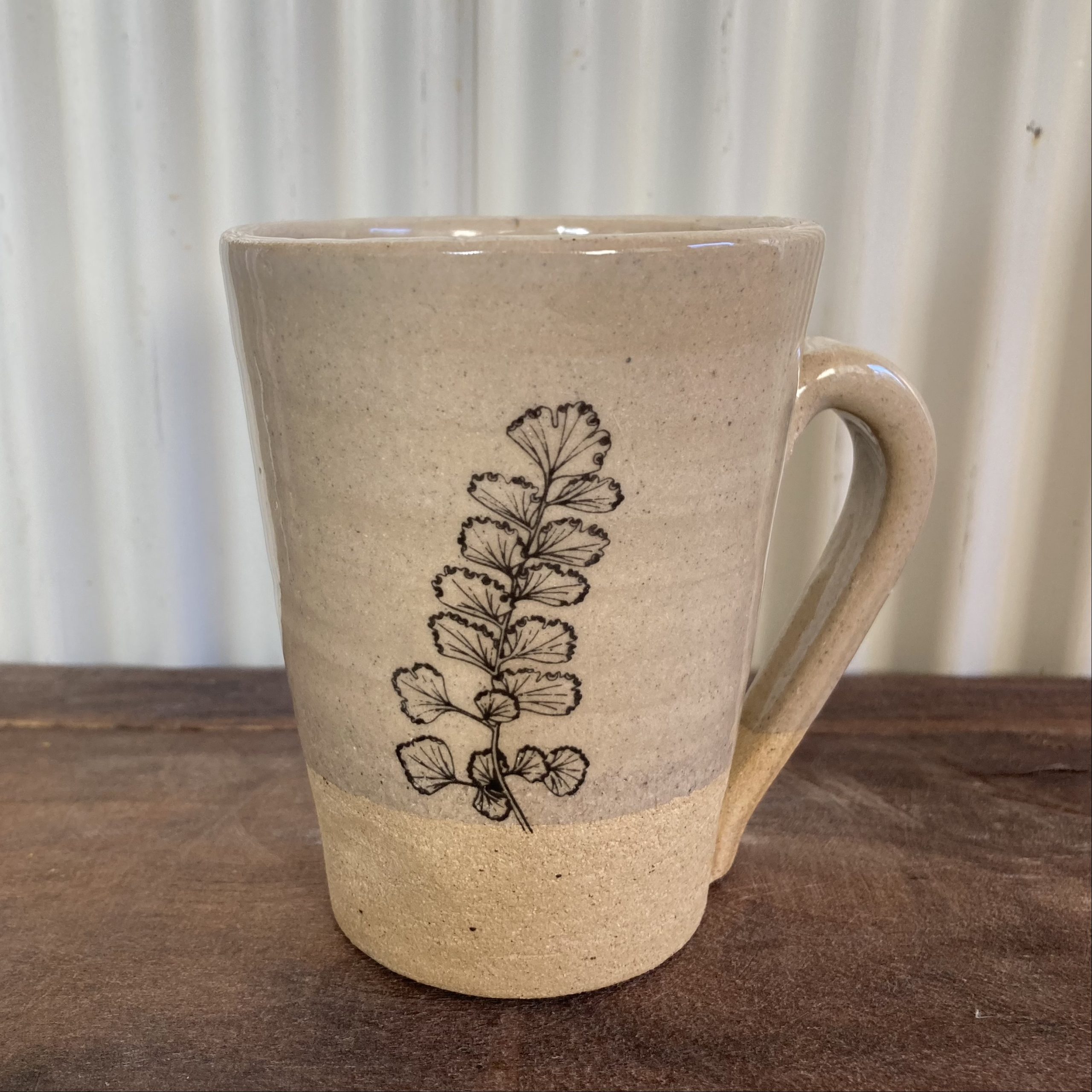 Taza hojas
