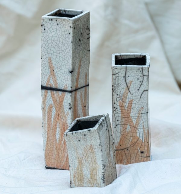 Prismas Raku occidental fierro amarillo - Imagen 4